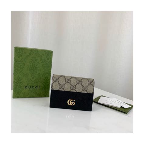 gg marmont card case wallet